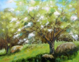 Jarní motiv  40x50